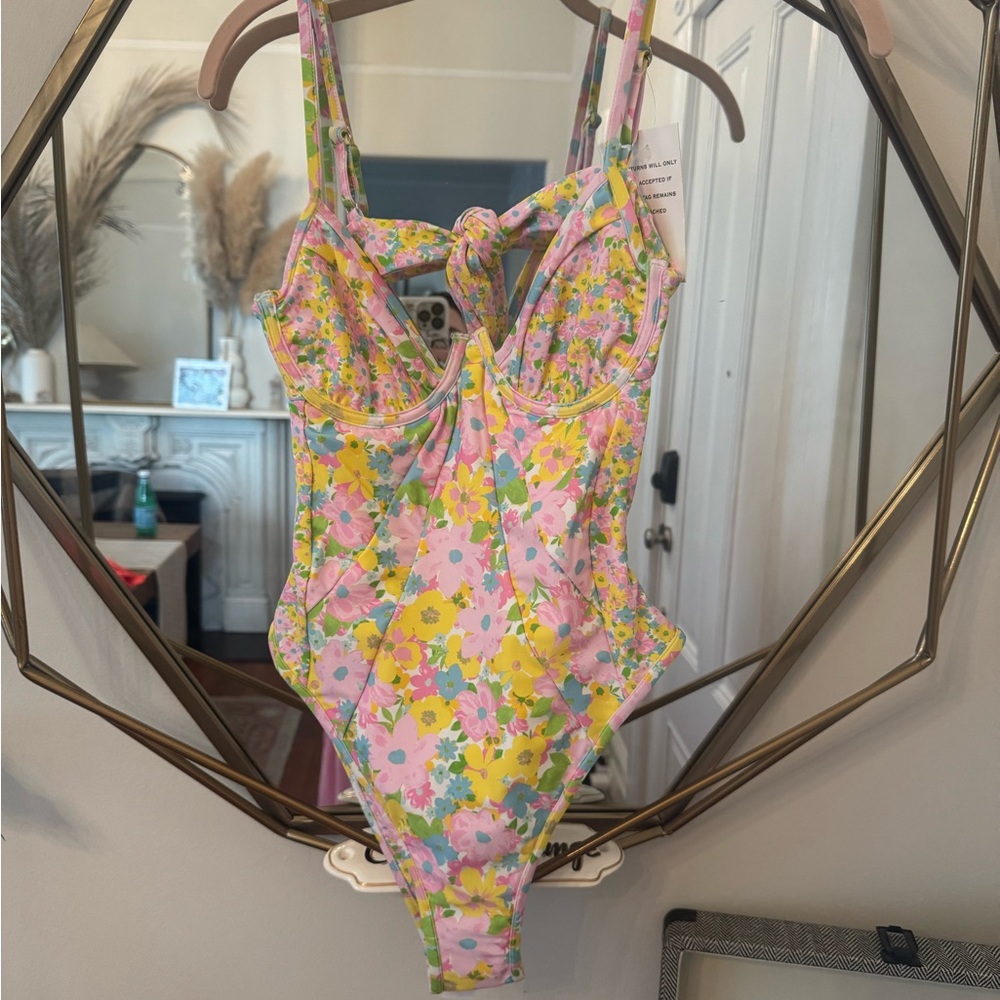 Floral One-Piece Swimsuit